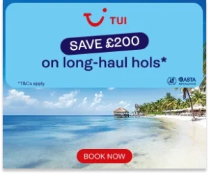 Save an extra £200 on TUI Long Haul Holidays